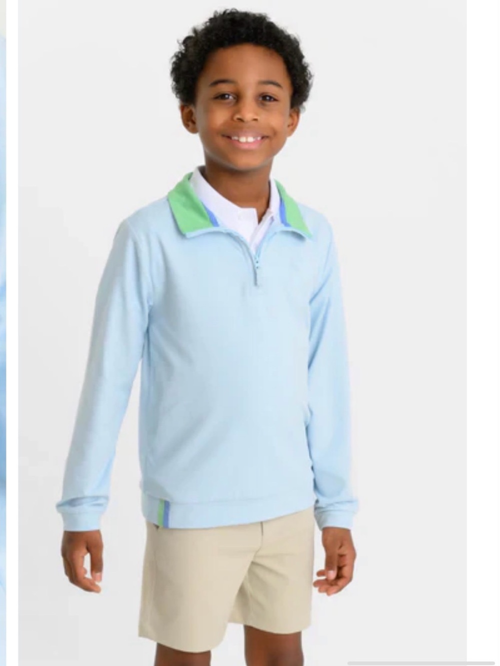 The Beaufort Bonnet Company Hayword Half-Zip - Athletic Buckhead Blue